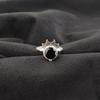 Natural Black Onyx Gemstone 925 Sterling Silver Jewelry Handcrafted Women's Ring RR-67-16