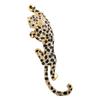 Leopard Brooch Pins For Women Men Enamel Animal Badges Winter Jewelry Coat Suit Accessories
