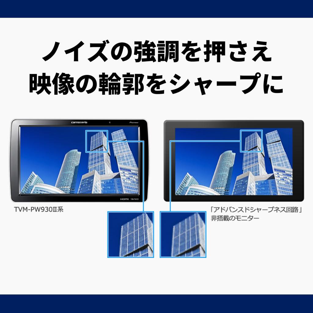 Pioneer Private Monitor 9 дюймов WVGA 2 шт., комплект HIGH, тип расположения Carrozzeria TVM-PW930T-2