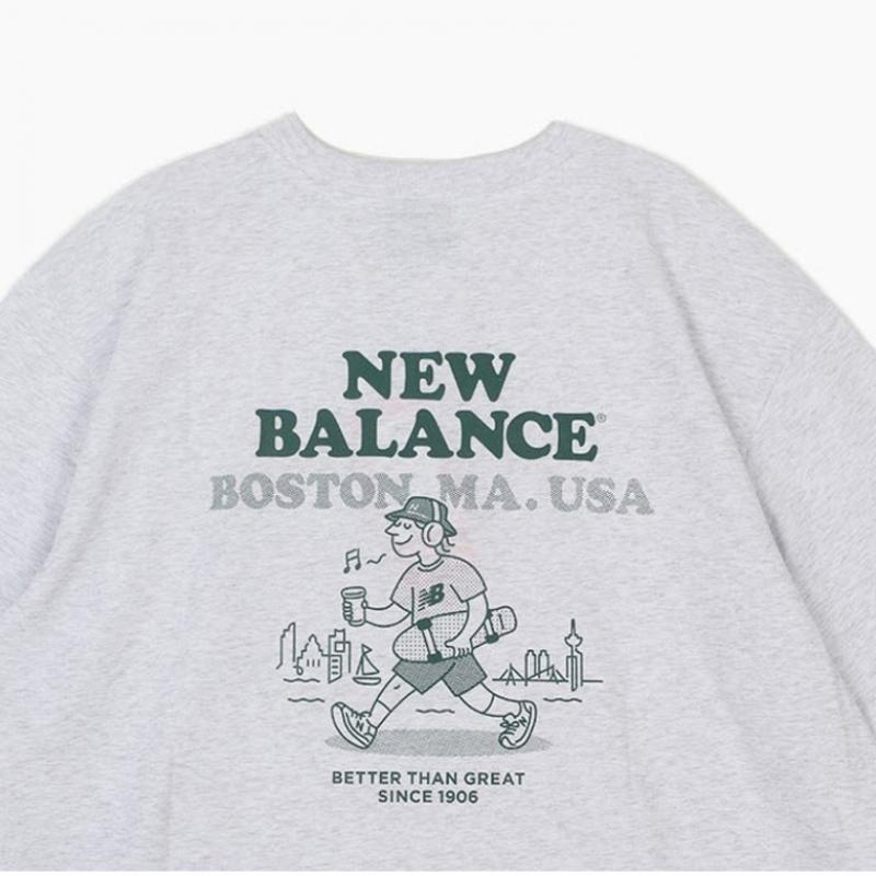 New Balance Half Club Uni Nb Boston Short Sleeve Tee Overfit Nbnefco263 16 Short Sleeve