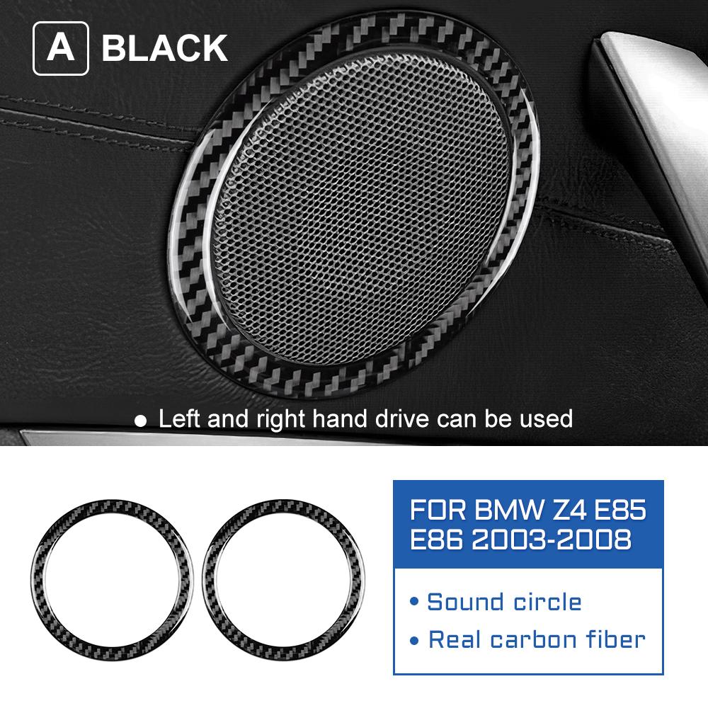 Carbon Fiber Style Gear Shift Collar for BMW Z4 E85 E86 2003-2008 Interior Accessory