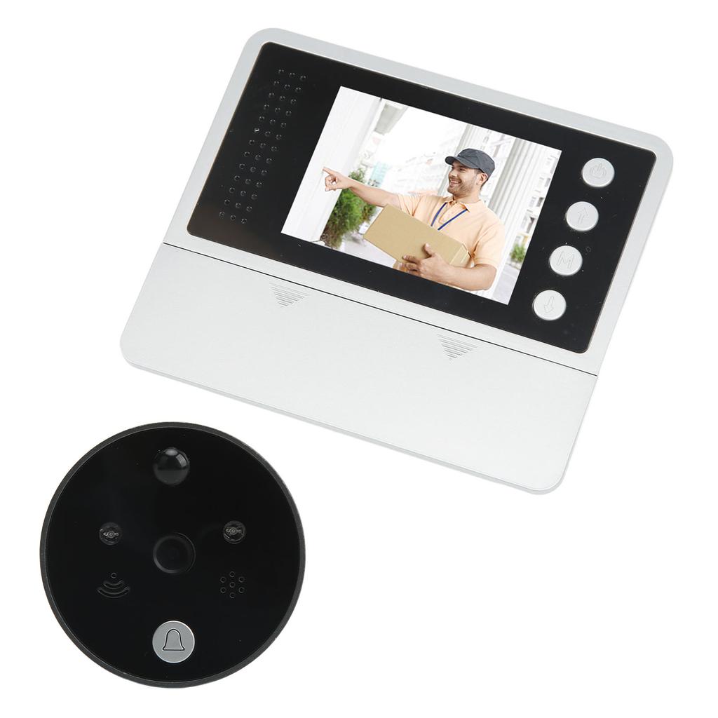 2.8-дюймовый цифровой дверной глазок, интеллектуальная камера дверного звонка с инфракрасным ночным видением для домашней безопасности