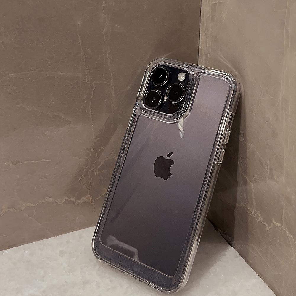 Acrylic Space Shell IPhone 14 Apple Phone Case 16Pro Max Full Cover Anti Fall 15 Suitable for 11 Transparent X