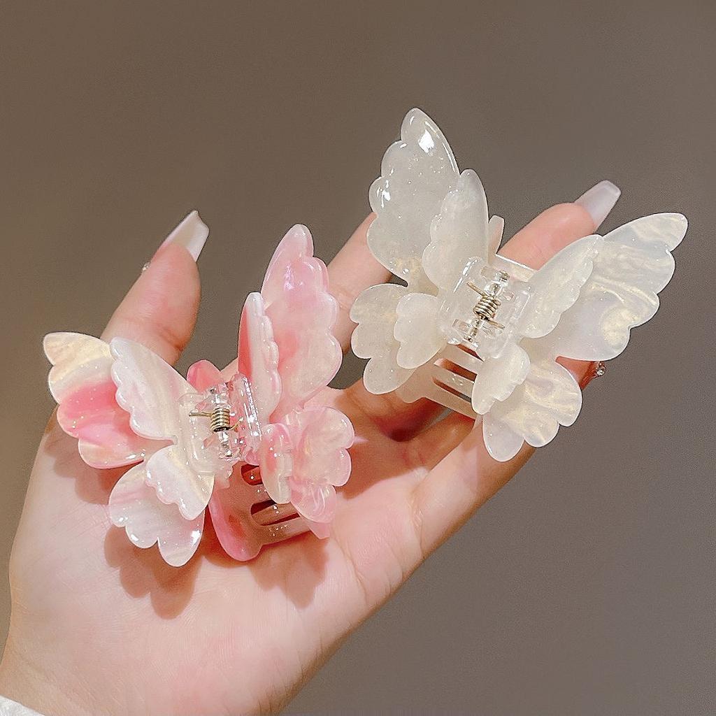 Милые принцессы ацетат двухслойные заколки-бабочки для волос милые заколки для девочек головные уборы заколки для волос аксессуары для волос