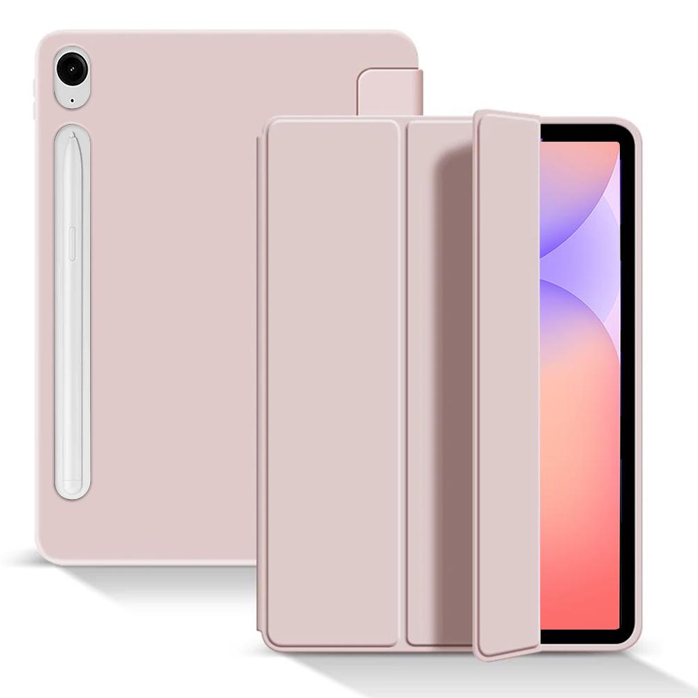 Flip Case For Samsung Galaxy Tab S11 S10 FE/S10 Lite S9FE/S9/S8/S7 11inch Trifold Stand Soft TPU Back Cover with Auto Wake/Sleep