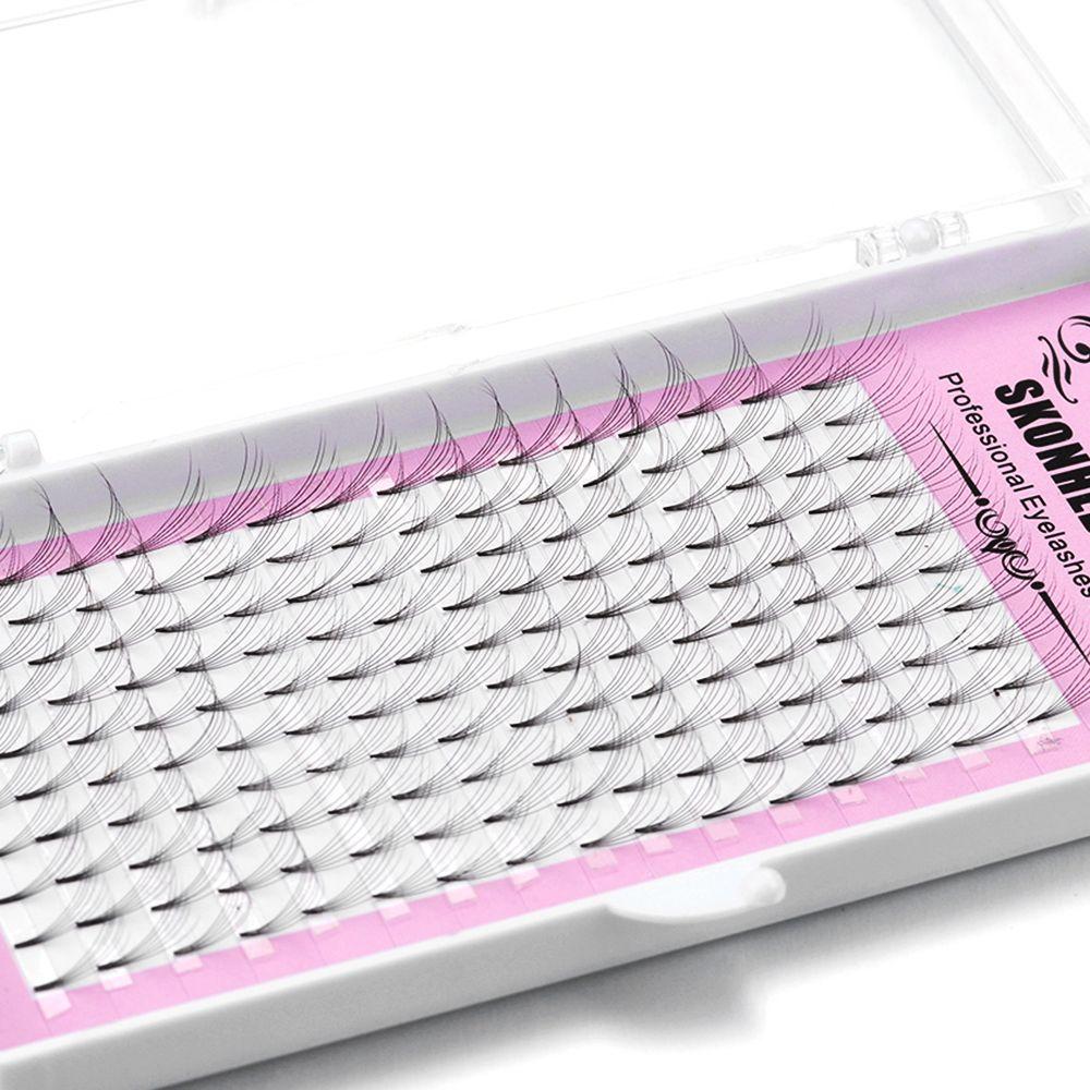 Толщина C/DCurl Натуральные длинные ресницы для наращивания Готовые объемные веера Искусственные норковые волосы Накладные ресницы