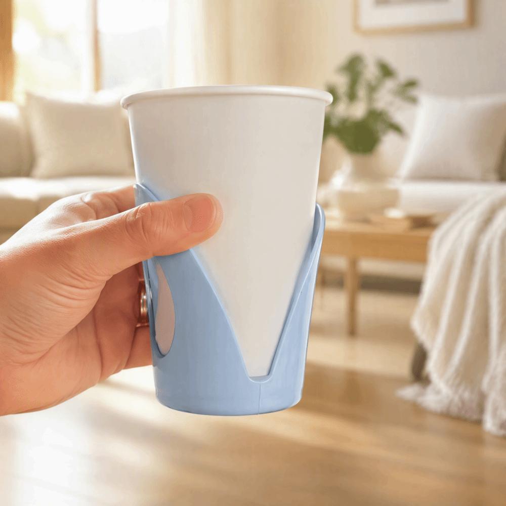 4Pcs Practical Paper Cup Protective Rack Stylish Paper Cup Holder Drink Cup Protector Office Use