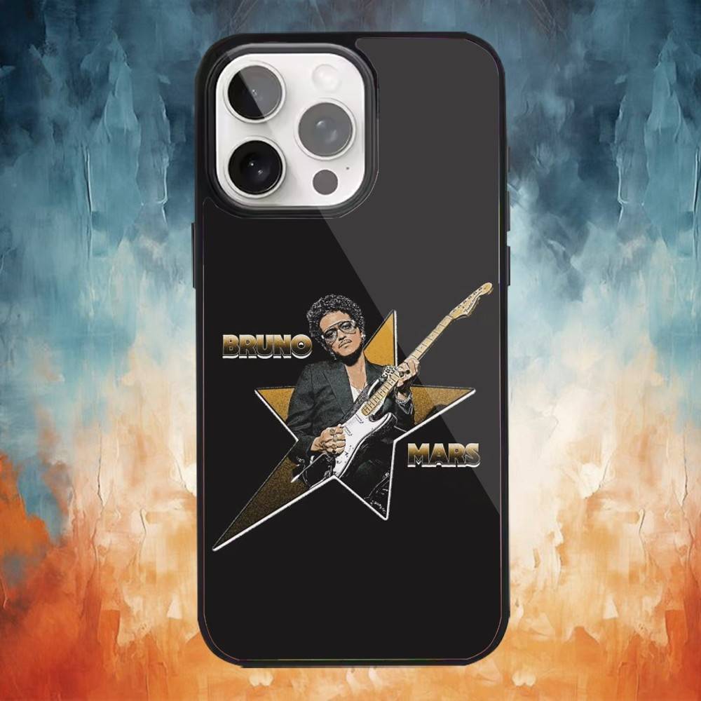 Чехол для телефона Singer B-Bruno Mars The Romantic для iPhone 17 16 15 14 13 12 Pro Max Plus для Magsafe Беспроводная магнитная крышка