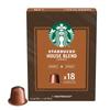 Starbucks Капсулы Starbucks Lungo House Blend, совместимые с Nespresso, 18 капсул