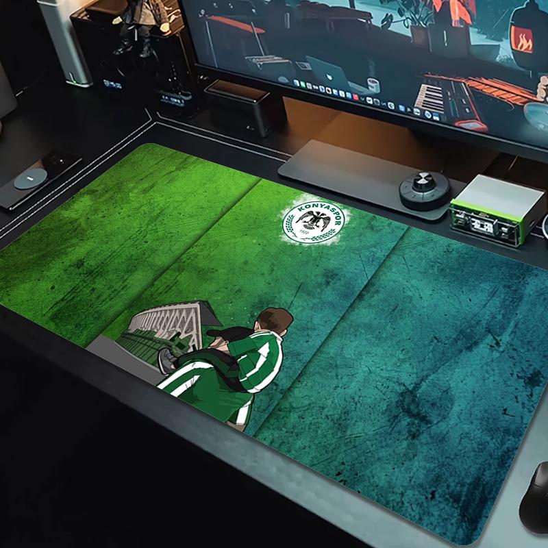 Kocaelispor Kulb Mouse Pad Large Gaming Table Cushion Nonslip Laptop Tablet Big Mousepad Xxl Mat Mini Pc Playmat With Lock Edge