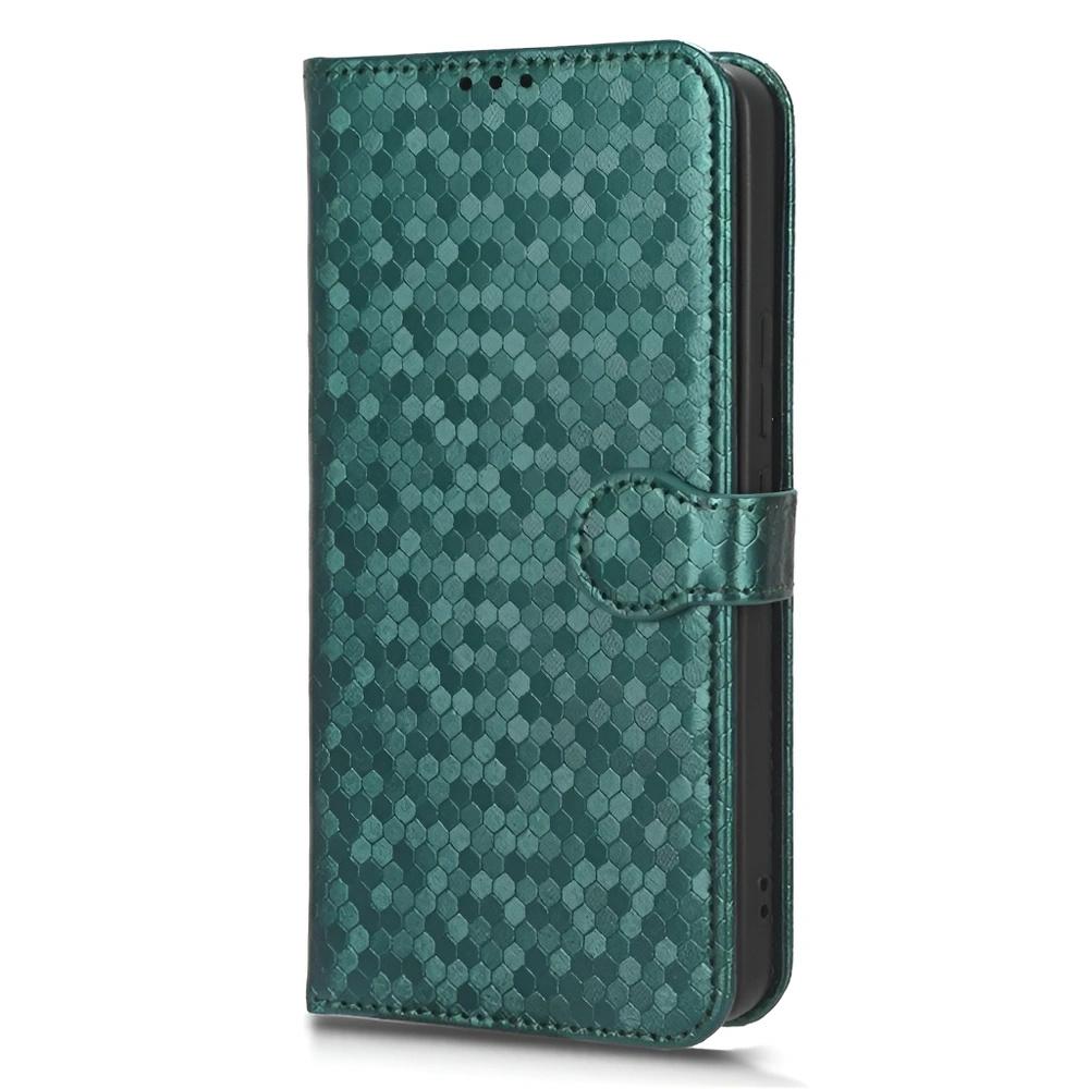 Realme C71 Wallet Rhombus Flip Case, Green