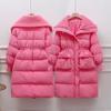 Down Jacket for Women Waterproof Parka Thicken Warm Long White Duck Parkas Light Luxury High-end Fashion Winter 2024