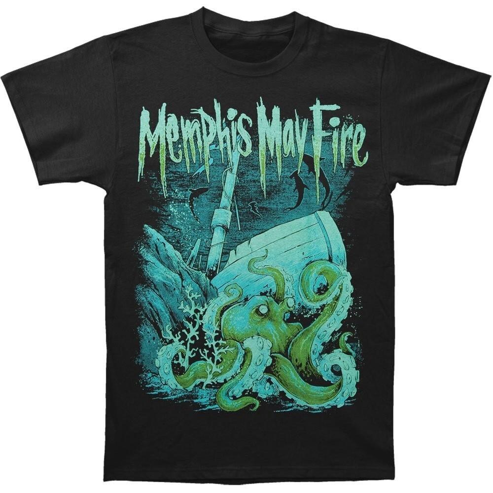 Memphis May Fire Tragedy At Sea Shirt Black Unisex S-5XL EM0521 Unisex T-Shirt