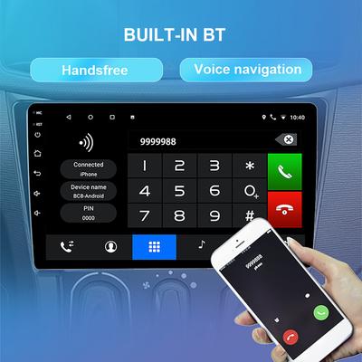 7/9/10 дюймовый автомобильный радиоприемник с поддержкой Bluetooth, USB, 4 ГБ ОЗУ+32 ГБ ПЗУ, FM, навигация, стереосистема для автомобиля, Mirror Link, Wi-Fi, сенсорный экран