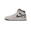 Air Jordan 1 Год Лошади CNY Искрящееся Пламя Средние Винтажные Баскетбольные Кроссовки Мужские Серые HV4091-102(Команда81В)