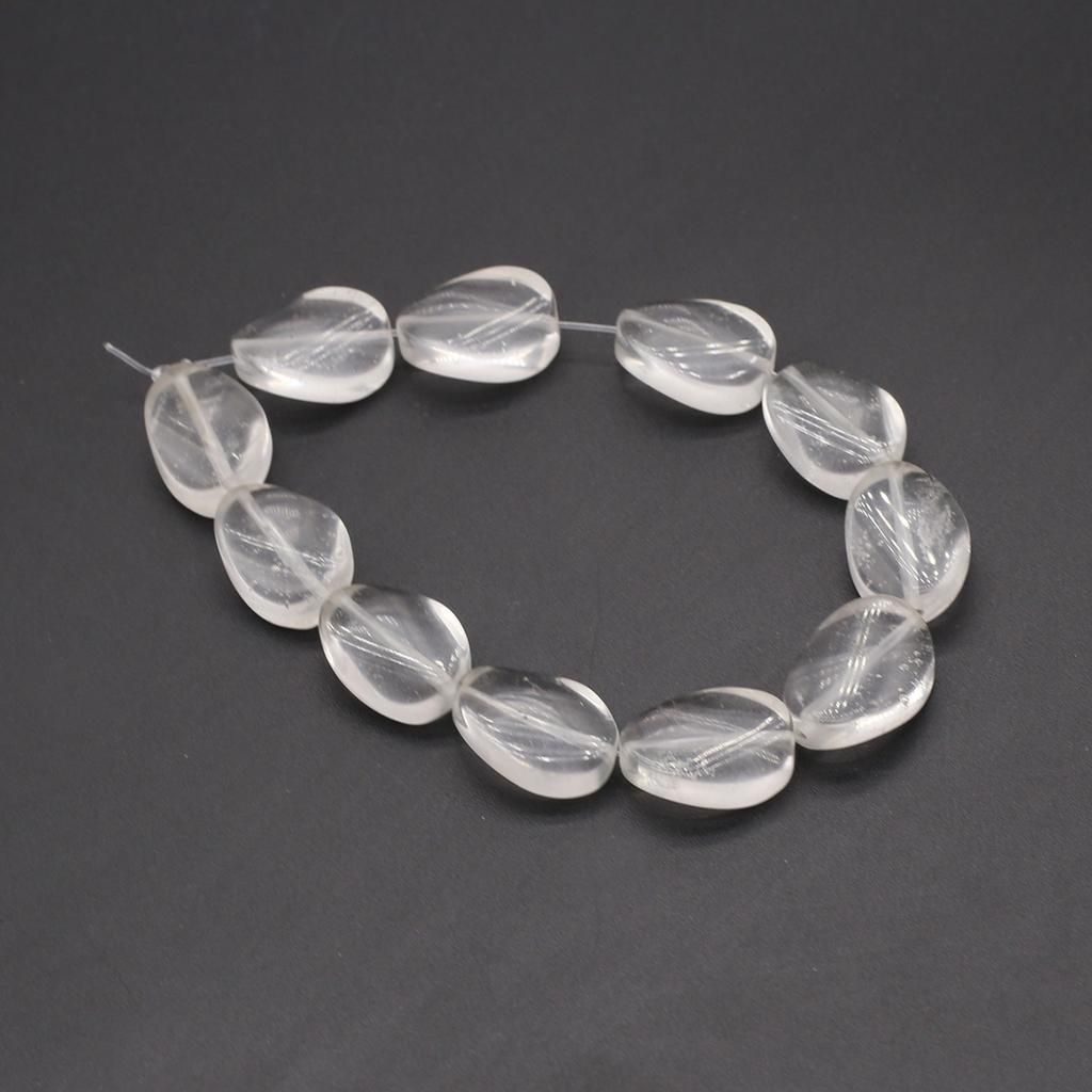 Изоляционные бусины из натурального камня, прозрачный кристалл/опал/унакит, овальные спиральные бусины для изготовления ювелирных изделий, ожерелье, браслет, серьги, аксессуары