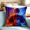 Shoto Todoroki Ice And Fire Square Double-Sided printed Pillow Case Bedroom Bedside Pillow Sofa Cushion Cover Gift