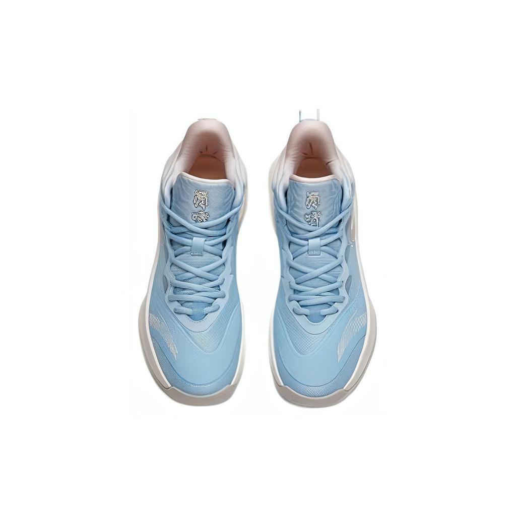 Anta Баскетбольные кроссовки Tiger Roar, удобные, универсальные, амортизирующие, нескользящие, износостойкие, средней высоты, мужские, синие 112211601Q-3