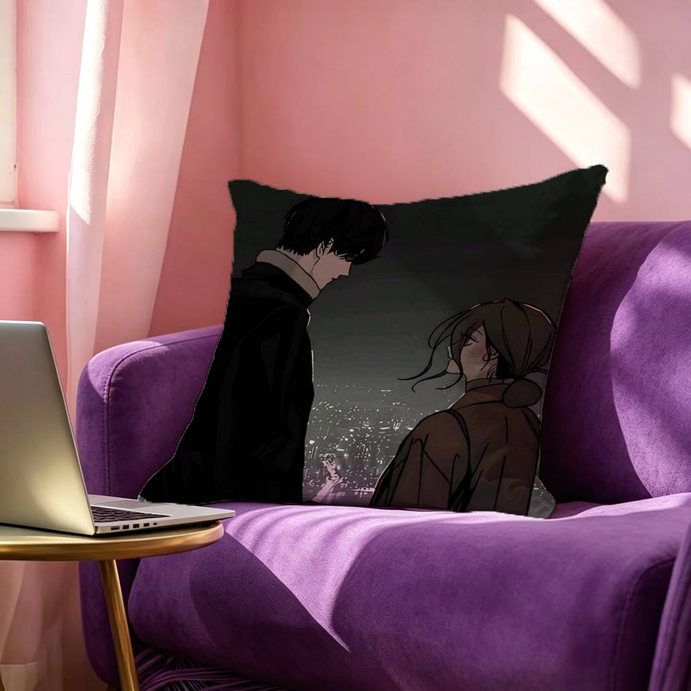 TTears on a Withered Flower Pillow Case Square DoubleSided Sofa Cushion Cover Bedroom Bedside Pillow