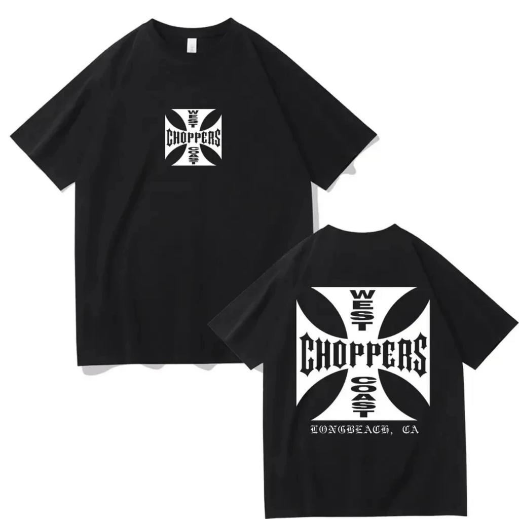 Летняя Модная Футболка Женская Мужская West Coast Choppers Принт Футболка Повседневная С Коротким Рукавом Круглый Вырез Футболка Винтажная Одежда Футболка Топы
