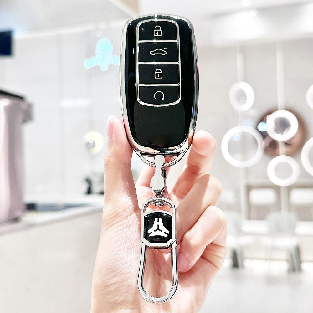 Для Chery Tiggo 8 Pro Tiggo 8Plus New 5 Plus 7 Pro 4 Tiggo 4 5X 7 Pro 8 Exeed Txl Tx Lx ТПУ Чехол Держатель Брелок Чехол для Автомобильного Ключа