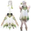 Nahida Cosplay Grass Genshin Impact Cosplay Costume for School and Stage Wear Wig Size [Excellent Quality] Wig, God, Costume, Adult, Festivals,