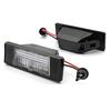 1 Pair Car LED License Plate Light 26510-JD00A 26510-BJ00A for Nissan Qashqai II