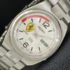 ПОДЛИННЫЕ ВИНТАЖНЫЕ МУЖСКИЕ АВТОМАТИЧЕСКИЕ ЧАСЫ SEIKO 7009A ЯПОНИЯ ЦИФЕРБЛАТ FERRARI a701676-5 R206c-a701676