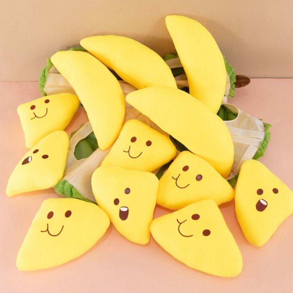 Fluffy Detachable Durian Plush Toy Collection Peeling Durian Plush Doll Boys Girls