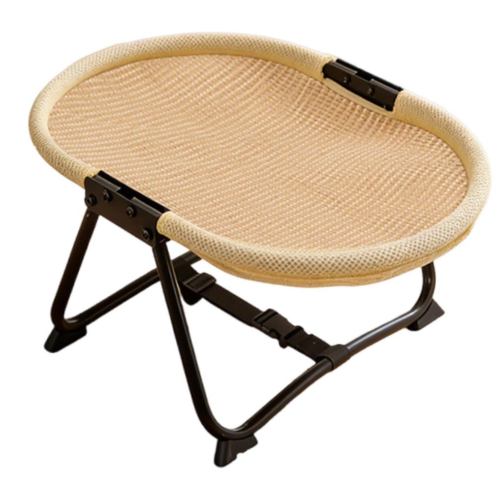 Dog Cot Elevated Iron Frame Travel Portable Pet Furniture Bed for Cats and Small Dogs