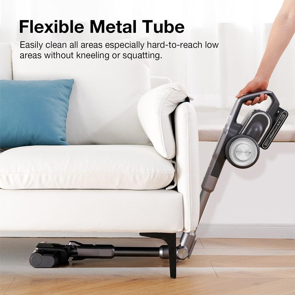 Refurbished JIMMY H10 Flex Cordless Handheld Vacuum Cleaner, 245AW Suction, 4 Cleaning Modes, 0.6L Dust Cup, 2500mAh Battery
