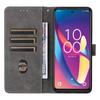 For TCL 50 XL 5G Case RFID Blocking Leather Wallet Stand Feature Phone Cover