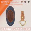 XIKER Эксклюзивный кожаный чехол для смарт-ключа серии Nissan Serena C27, 4 кнопки, Модные товары,