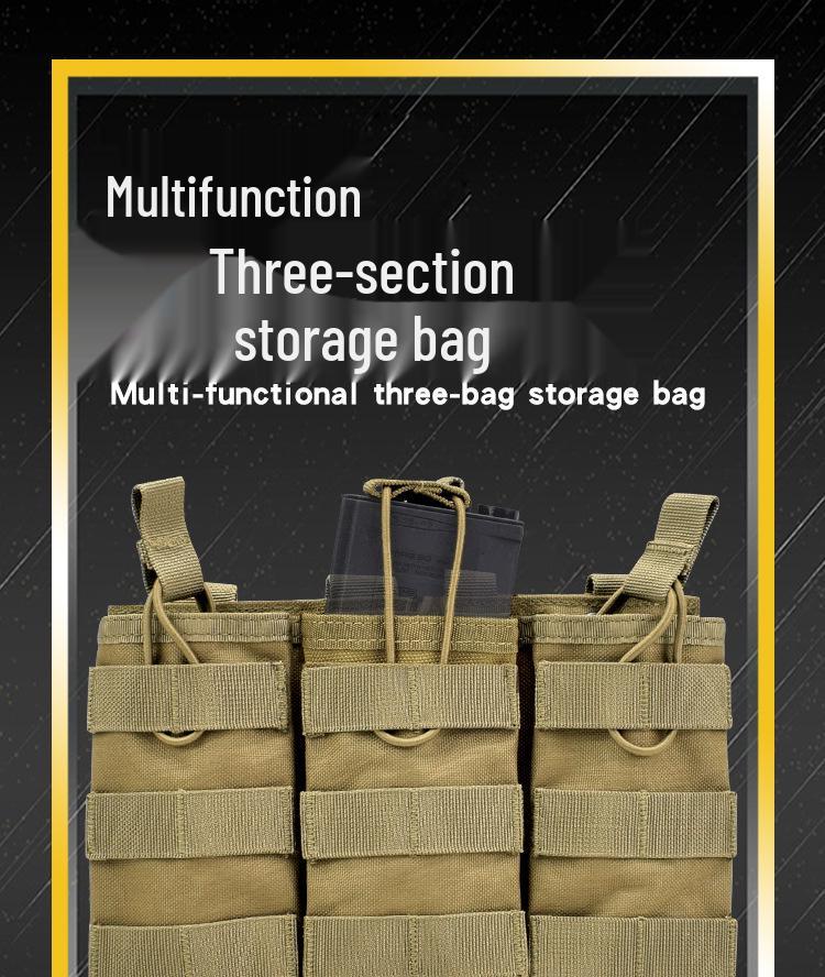 Тактический жилет Military Fan Molle с тройным подсумком - Многофункциональный аксессуар и подсумок для магазина M4