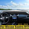 For Nissan Sentra Sylphy B17 2013 2014 2015 2016 2017 2018 2019 Car Dashboard Cover Avoid Light Pad Sun Shade Mat Anti-UV Carpet