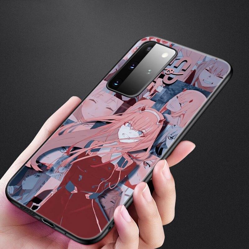 Чехол Zero Two Darling in the FranXX Anime для Samsung Galaxy S20 S21 FE S10 Lite Note 20 10 Lite S8 S9 S10E S10 Plus Ultra Cover