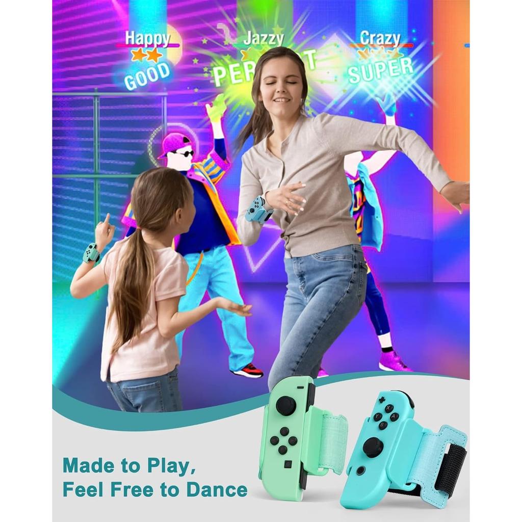 2 шт. Чехол для геймпада, портативный, чувствительный, ударопрочный, без помощи рук, регулируемый эластичный ремешок для геймпада, контроллера для переключателя/переключателя OLED