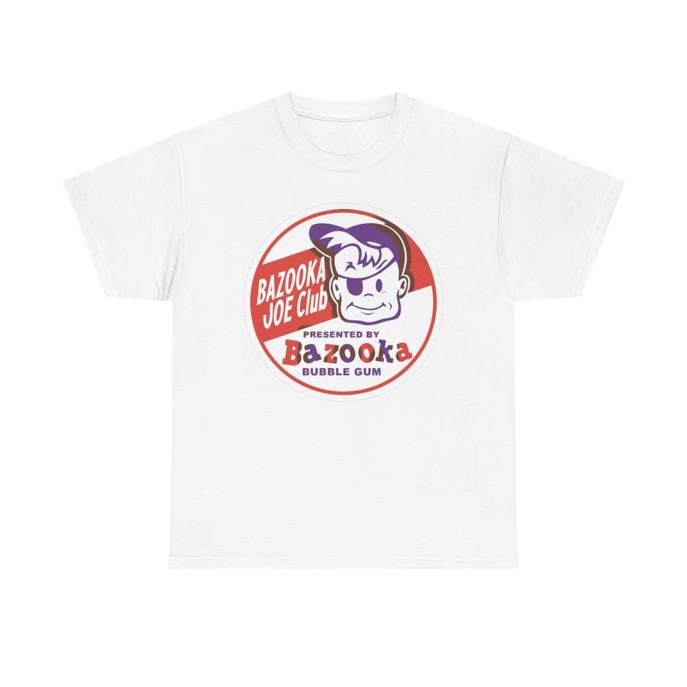 Винтажная футболка с графикой Bazooka Joe S-5XL НОВАЯ Унисекс Тяжелая хлопковая футболка