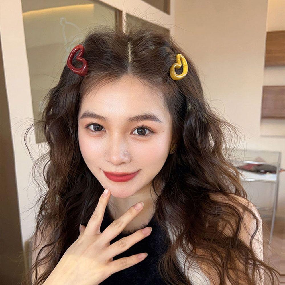 Clip Gifts Headdress Korean Style Hairpin Y2K Hair Barrettes Hair Accessories Love Heart Hair Clip