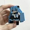 Anime Hatsune Miku Block Pendant Bag Charm Keychain for Backpack Decor Fans Gift