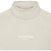 Fear of God Essentials Мужская толстовка с воротником-стойкой и флисовой изнанкой SS22, свободный крой, цвет Пшеничный FOG-SS22-130