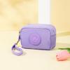 Three Layer Nylon Coin Purse  Portable Wallet Women Men Waterproof Money Bags