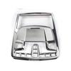 Front Reading Light Lamp Panel Trim Decor Cover For Ford F-150 2015- Chrome