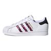 adidas Оригинальные Superstar Синтетическая кожа Прочные Низкие Кеды для скейтбординга Женские Кроссовки Белые Черные Розовые FX6037