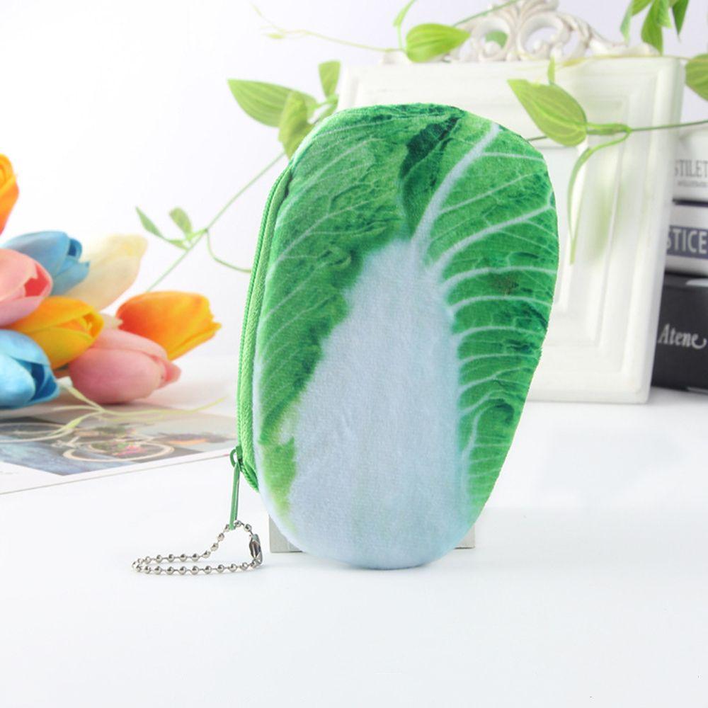 Supplies Pencil Bag Novelty Coin Bag Simulation Vegetable Plush Pencil Case Pen Case Pencil Pouch