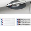 E60 Новые 4 шт. Наклейка M performance на ручку двери автомобиля Для bmw M Наклейка X1 X3 X4 X5 X6 X7 e46 e90 f20 e60 e39 f10 Автоаксессуары
