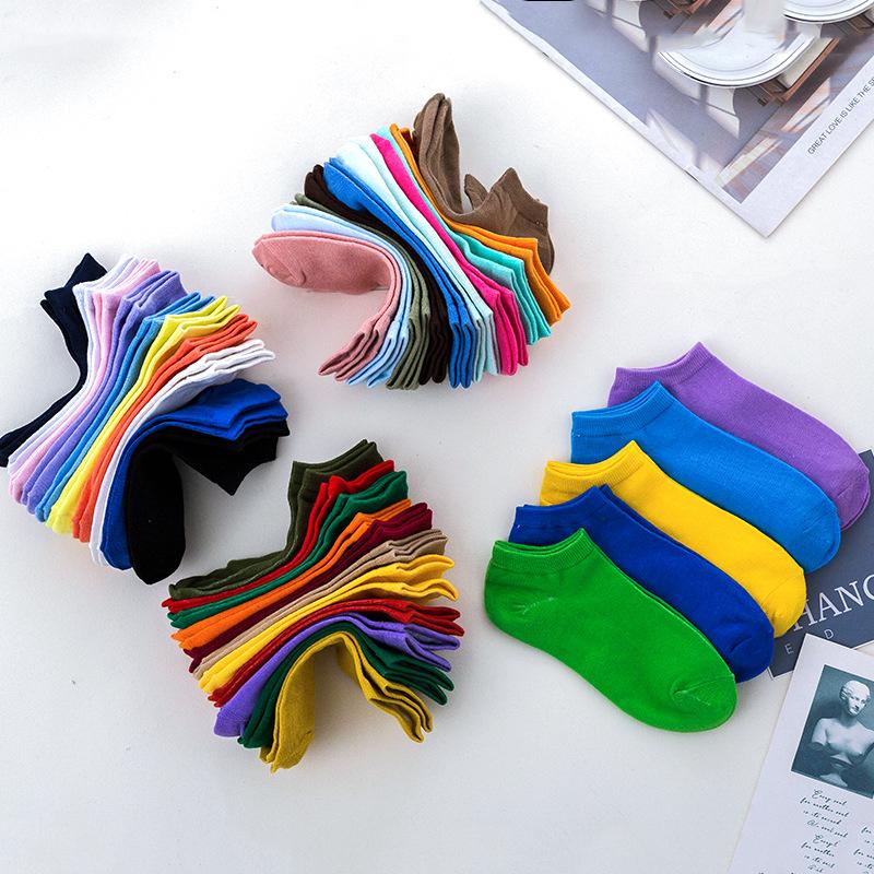 10/15 шт. модных классических и высококачественных летних женских носков карамельного цвета, удобные мягкие и повседневные короткие носки