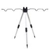 Fishing Rods Stand Tripod Holder Telescopic Aluminum Alloy Fishing Pole Bracket 4 Groove Fishing Rods Holder Fishing Accessories