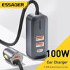 Essager Автомобильное зарядное устройство PD 100 Вт, 4 порта USB Type C, быстрое зарядное устройство, зарядное устройство для мобильного телефона для iPhone 14, 13, 12, Xiaomi, Samsung S22, S21