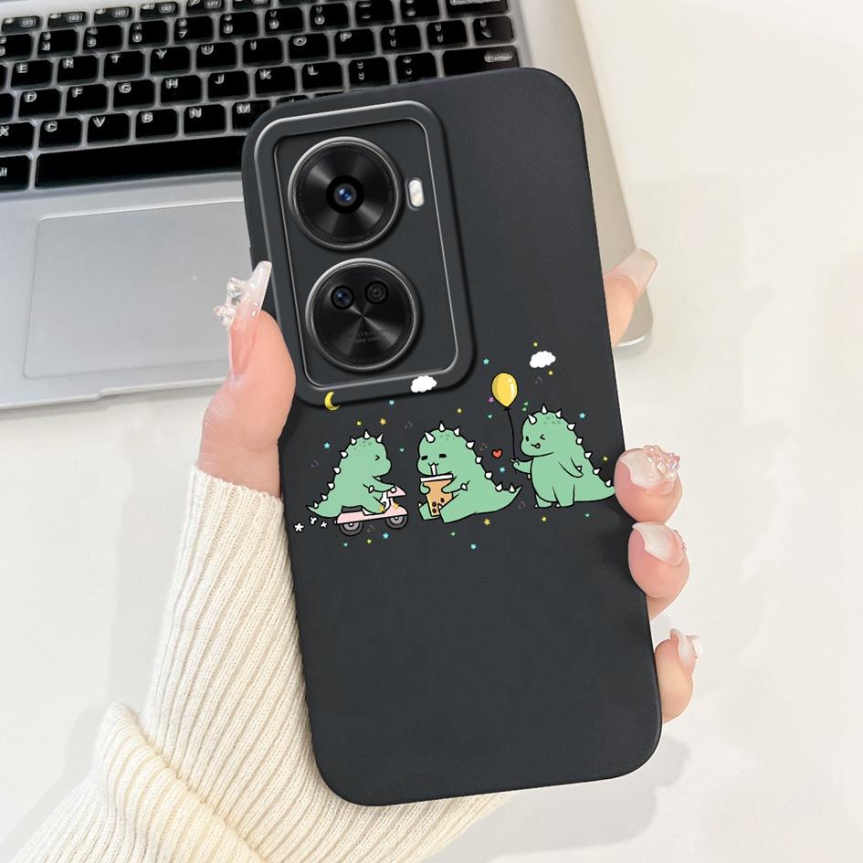 Чехол для Huawei nova 12 SE 2024 BNE-LX1 Ударопрочный Чехол Милый Мультяшный Астронавт Матовый Funda на Huawei Nova12 SE Квадратный Защитник